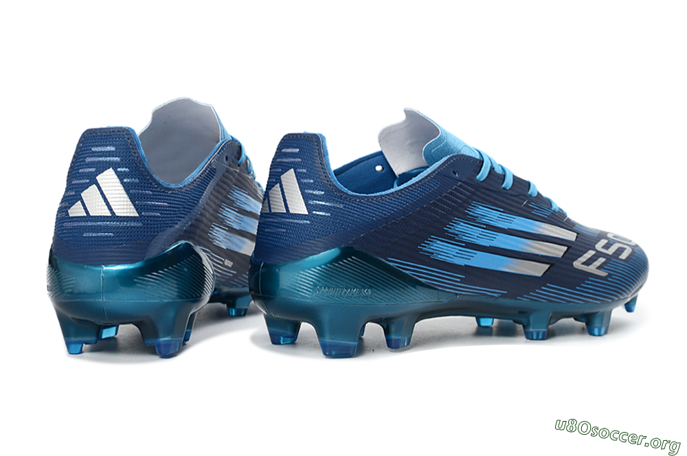 Adidas F50 Elite FG Football Boots - Blue/Deep Ocean/Sky Blue 7