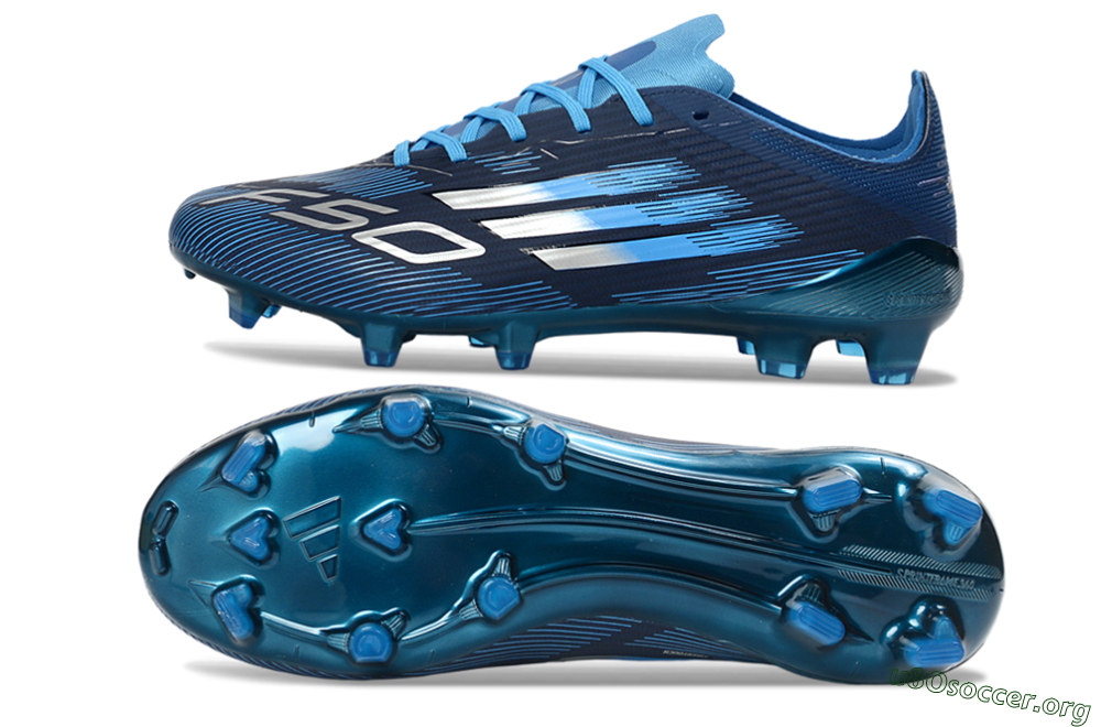 Adidas F50 Elite FG Football Boots - Blue/Deep Ocean/Sky Blue 1