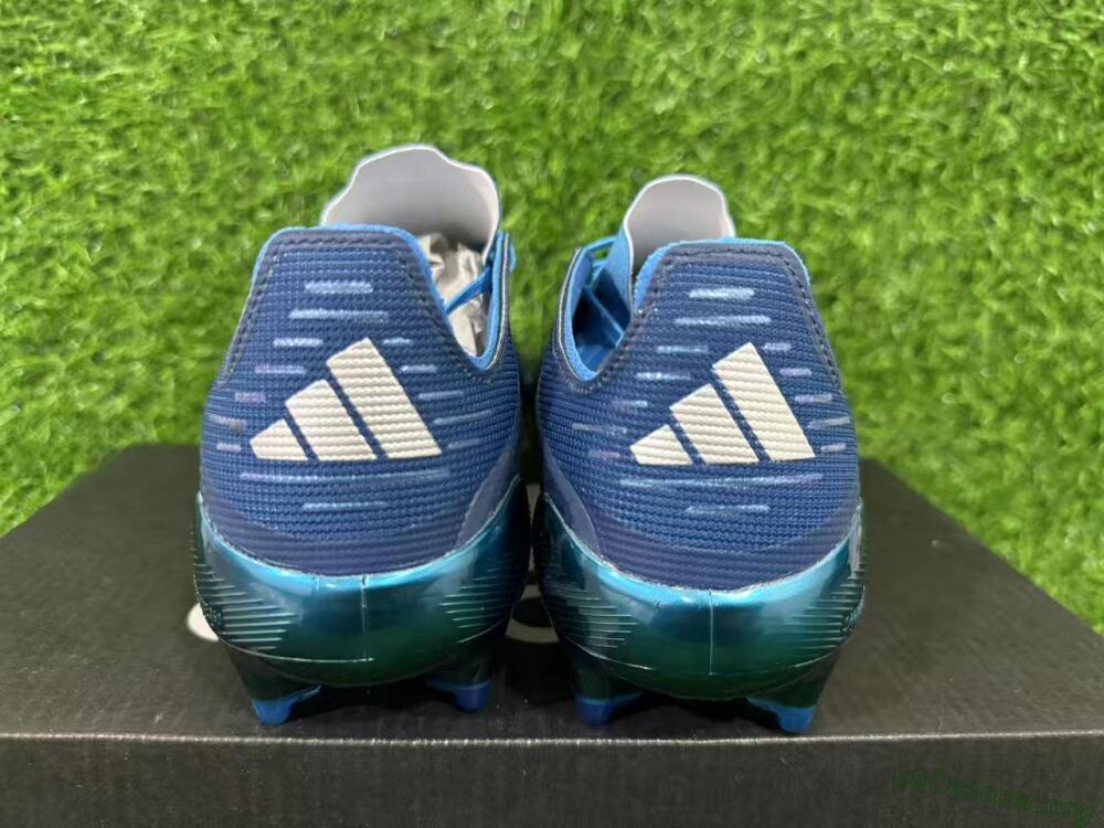 Adidas F50 Elite FG Football Boots - Blue/Deep Ocean/Sky Blue 10