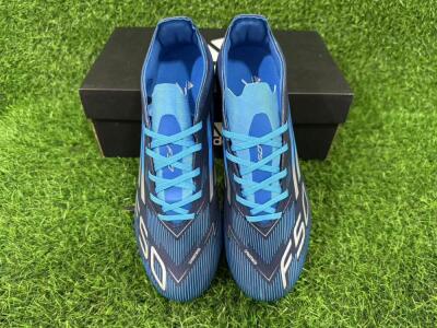Adidas F50 Elite FG Football Boots - Blue/Deep Ocean/Sky Blue
