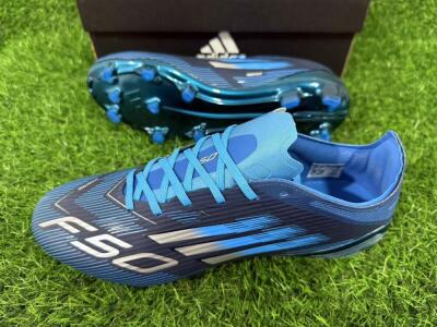 Adidas F50 Elite FG Football Boots - Blue/Deep Ocean/Sky Blue