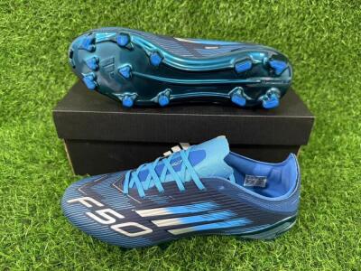 Adidas F50 Elite FG Football Boots - Blue/Deep Ocean/Sky Blue