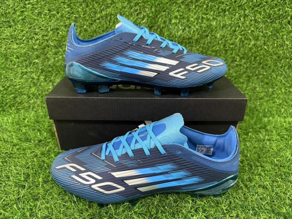 Adidas F50 Elite FG Football Boots - Blue/Deep Ocean/Sky Blue 14