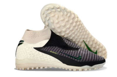 Nike Phantom 6 Elite High TF Football Shoes - Black/Charcoal Grey/White