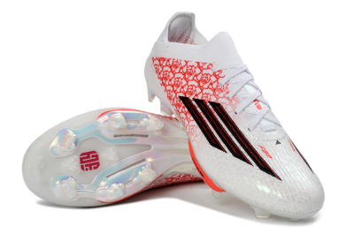 Adidas F50+ Elite Lightstrike Pro FG Football Boots - White/Crimson Red/Black