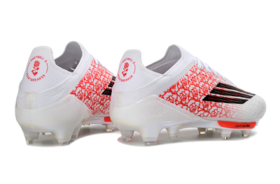 Adidas F50+ Elite Lightstrike Pro FG Football Boots - White/Crimson Red/Black