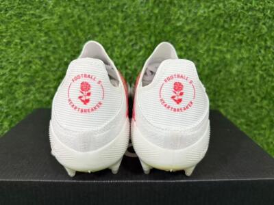 Adidas F50+ Elite Lightstrike Pro FG Football Boots - White/Crimson Red/Black