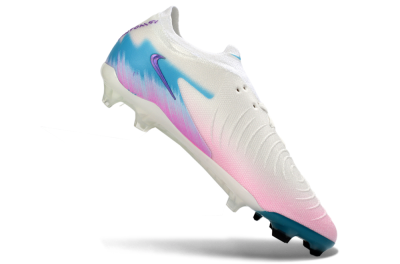 Nike Phantom GX 2 Elite FG Football Shoes - White/Aqua Sky/Pink Bliss