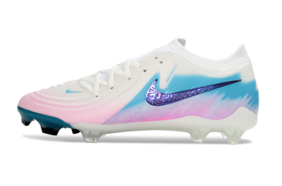 Nike Phantom GX 2 Elite FG Football Shoes - White/Aqua Sky/Pink Bliss