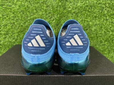 Adidas F50 Elite Laceless FG Football Boots - Blue/Sky Blue/Navy Blue