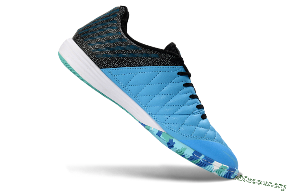 Nike Lunar Gato 2 IC Football Shoes - Blue/Aqua Blue/Black Metallic 5