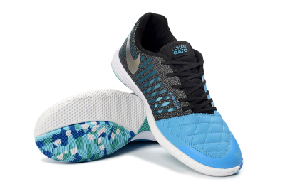 Nike Lunar Gato 2 IC Football Shoes - Blue/Aqua Blue/Black Metallic