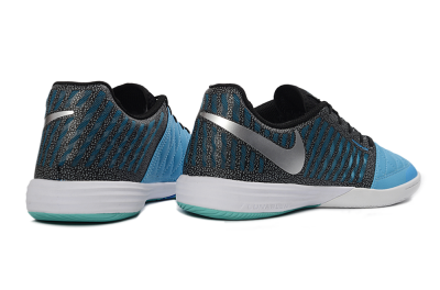 Nike Lunar Gato 2 IC Football Shoes - Blue/Aqua Blue/Black Metallic
