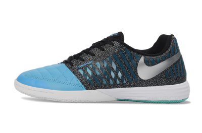 Nike Lunar Gato 2 IC Football Shoes - Blue/Aqua Blue/Black Metallic