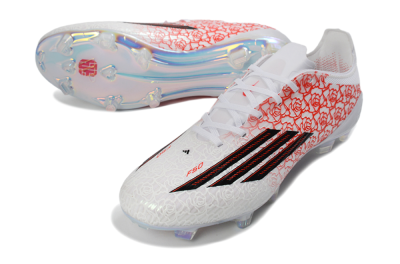 Adidas F50 Elite FG Football Boots - White/Fiery Coral/Black