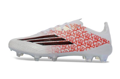 Adidas F50 Elite FG Football Boots - White/Fiery Coral/Black