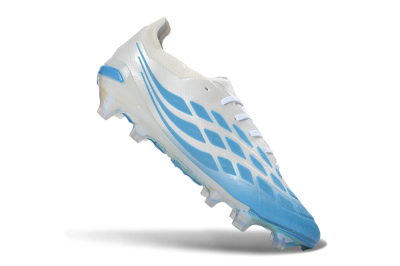 Adidas Predator 26 Elite FG Football Boots - Blue/Sky Blue/Iridescent White