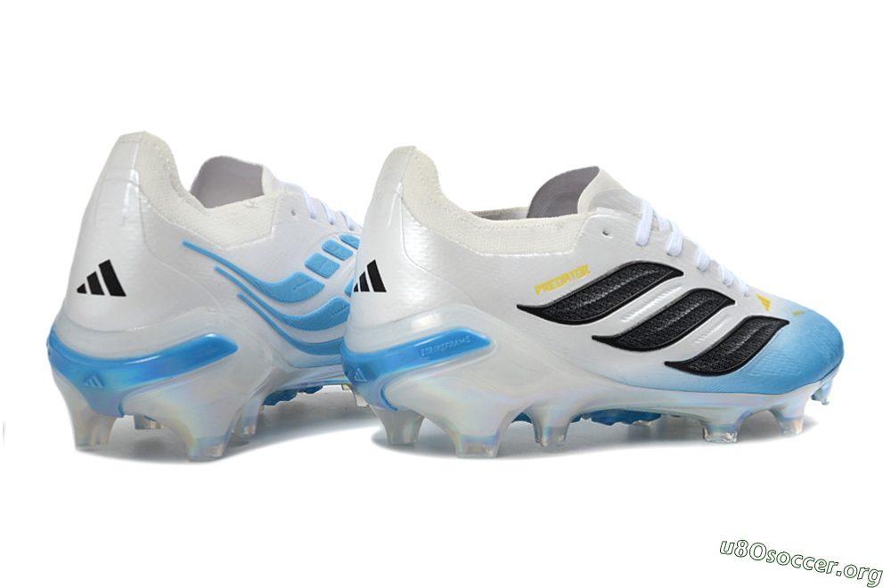 Adidas Predator 26 Elite FG Football Boots - Blue/Sky Blue/Iridescent White 6