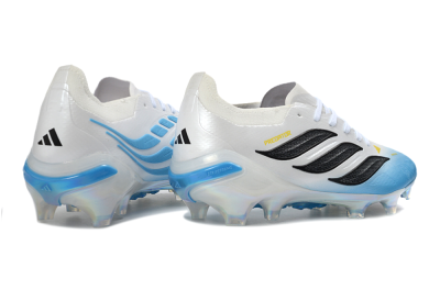 Adidas Predator 26 Elite FG Football Boots - Blue/Sky Blue/Iridescent White