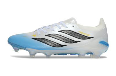 Adidas Predator 26 Elite FG Football Boots - Blue/Sky Blue/Iridescent White