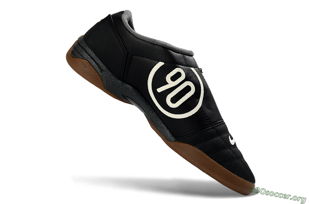 Nike Total 90 III IC Football Shoes - Black/Dark Gray/Rich Brown 5