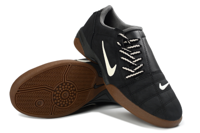 Nike Total 90 III IC Football Shoes - Black/Dark Gray/Rich Brown