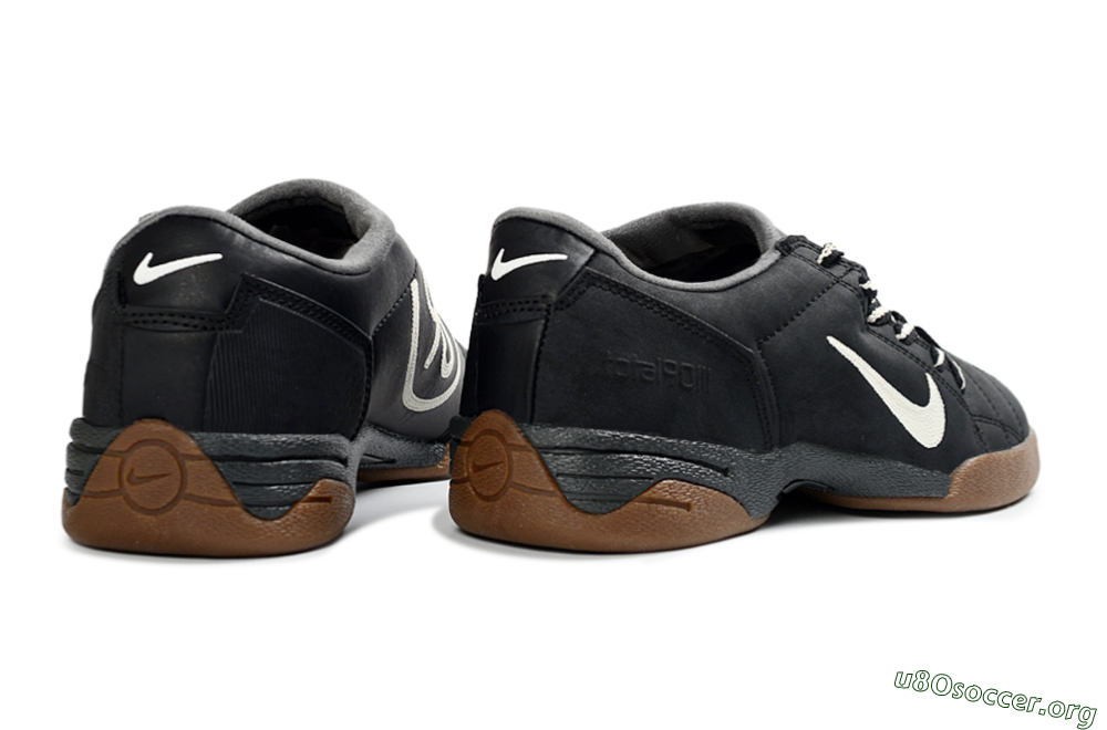 Nike Total 90 III IC Football Shoes - Black/Dark Gray/Rich Brown 7