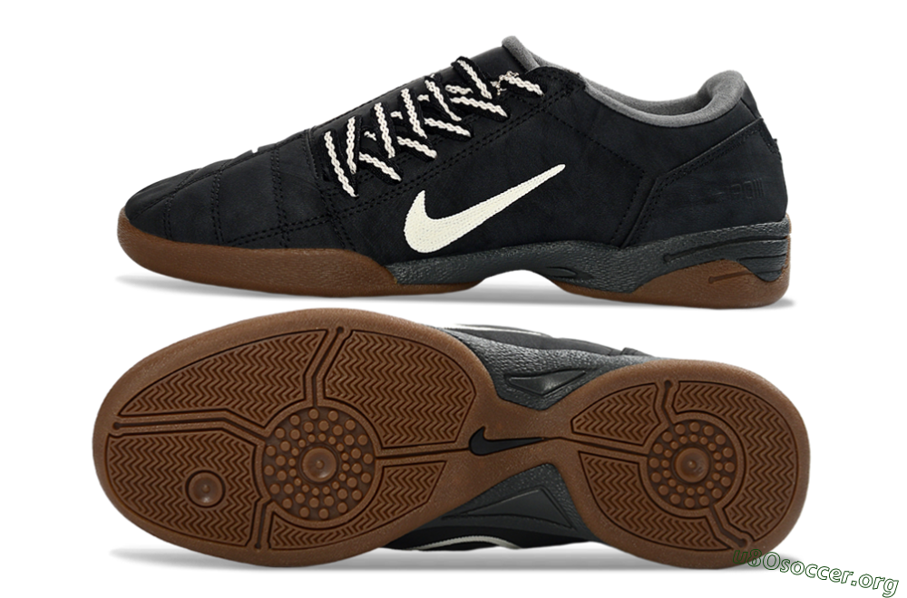 Nike Total 90 III IC Football Shoes - Black/Dark Gray/Rich Brown 1