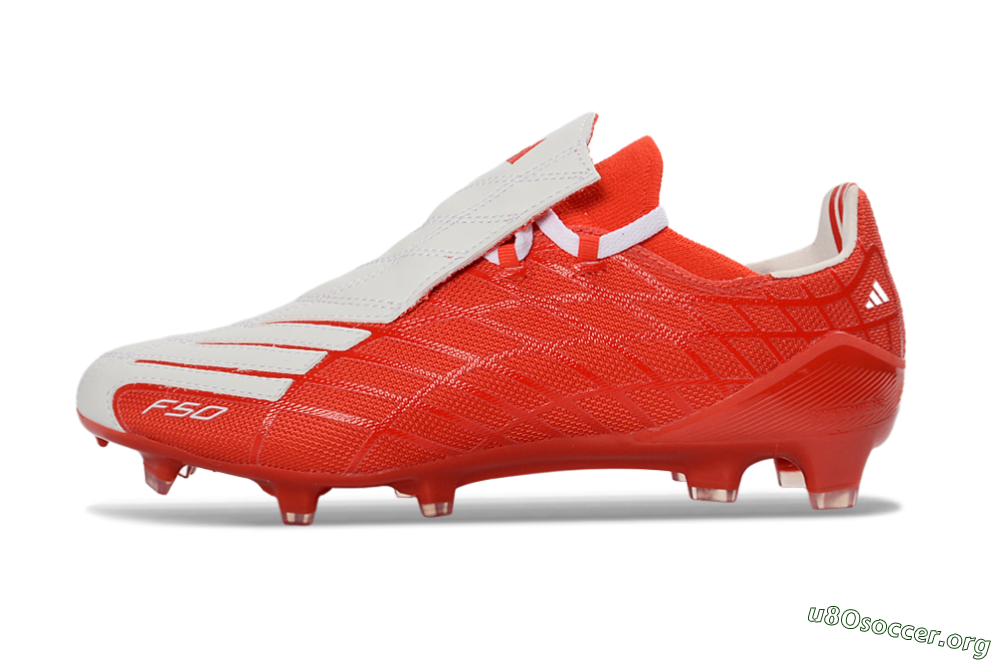 Adidas F50 Elite FG Football Boots - Red/Bright Red/White 3