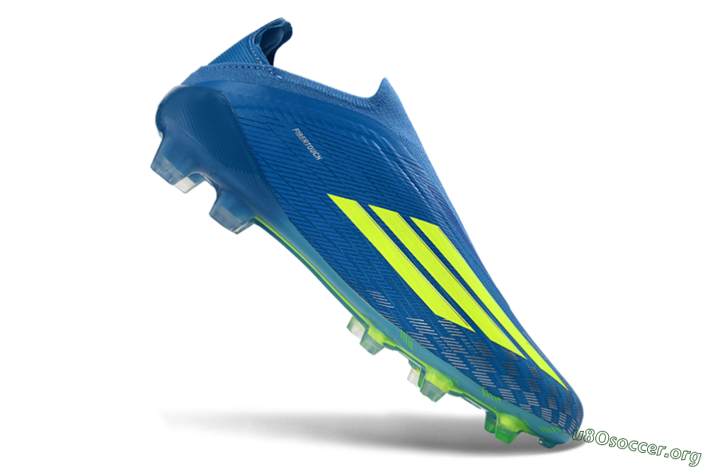 Adidas F50 Elite Laceless FG Football Boots - Blue/Luminous Green/Electric Blue 5