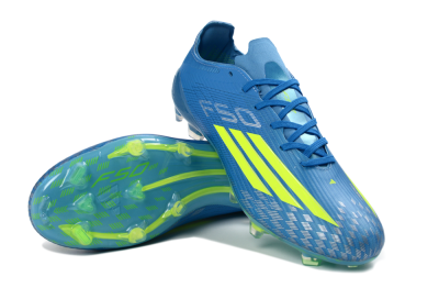 Adidas F50 Elite FG Football Boots - Blue/Lime Green/Neo Blue