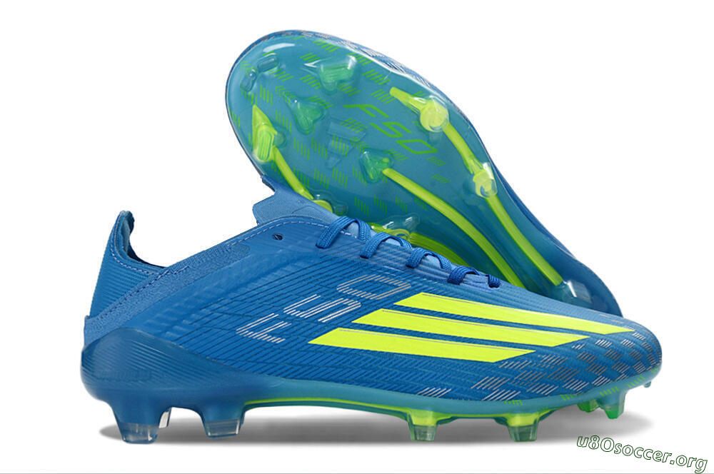Adidas F50 Elite FG Football Boots - Blue/Lime Green/Neo Blue 2