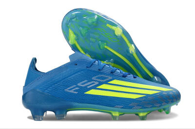 Adidas F50 Elite FG Football Boots - Blue/Lime Green/Neo Blue