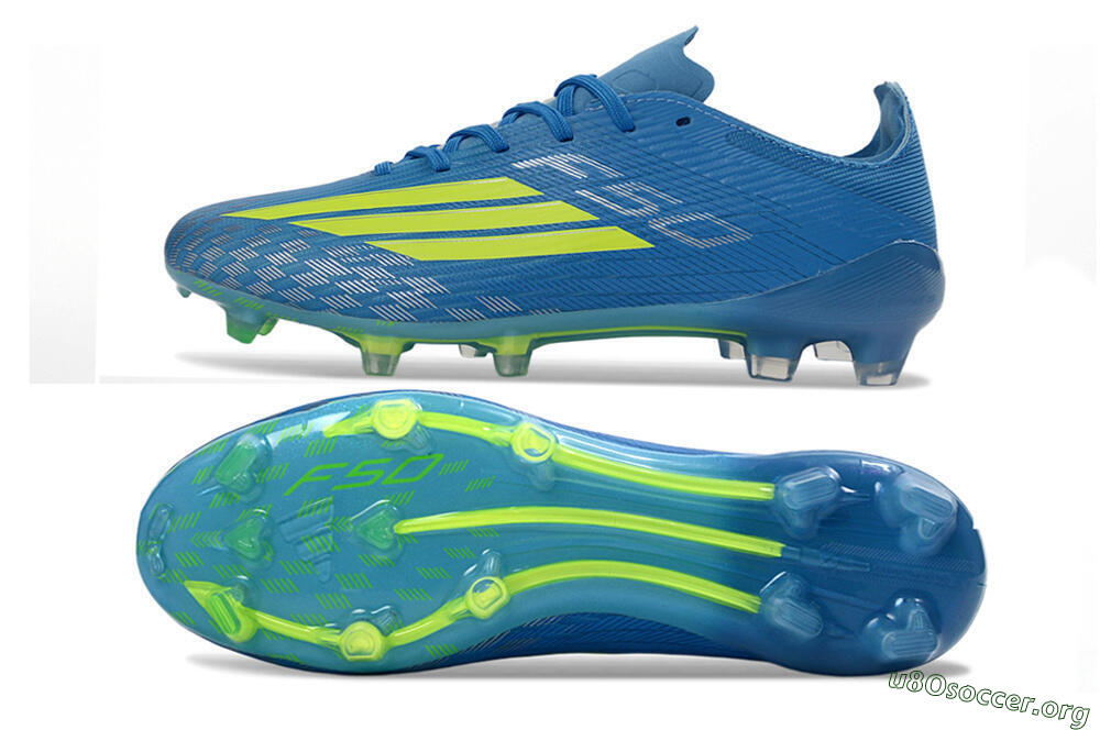 Adidas F50 Elite FG Football Boots - Blue/Lime Green/Neo Blue 1