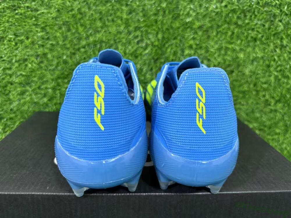 Adidas F50 Elite FG Football Boots - Blue/Lime Green/Neo Blue