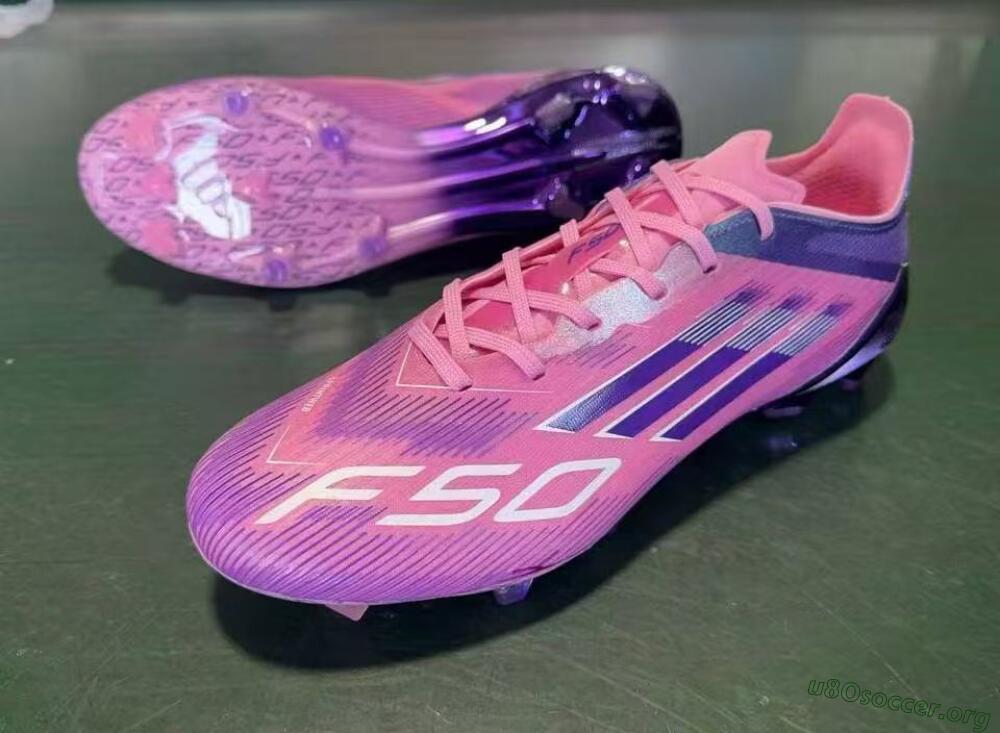 Adidas F50 Elite FG Football Boots - Pink/Lavender Wave/Power Purple