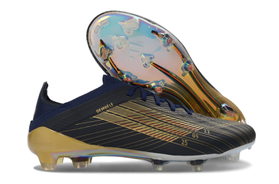 Adidas F50 Elite FG Football Boots - Navy/Gold/Black