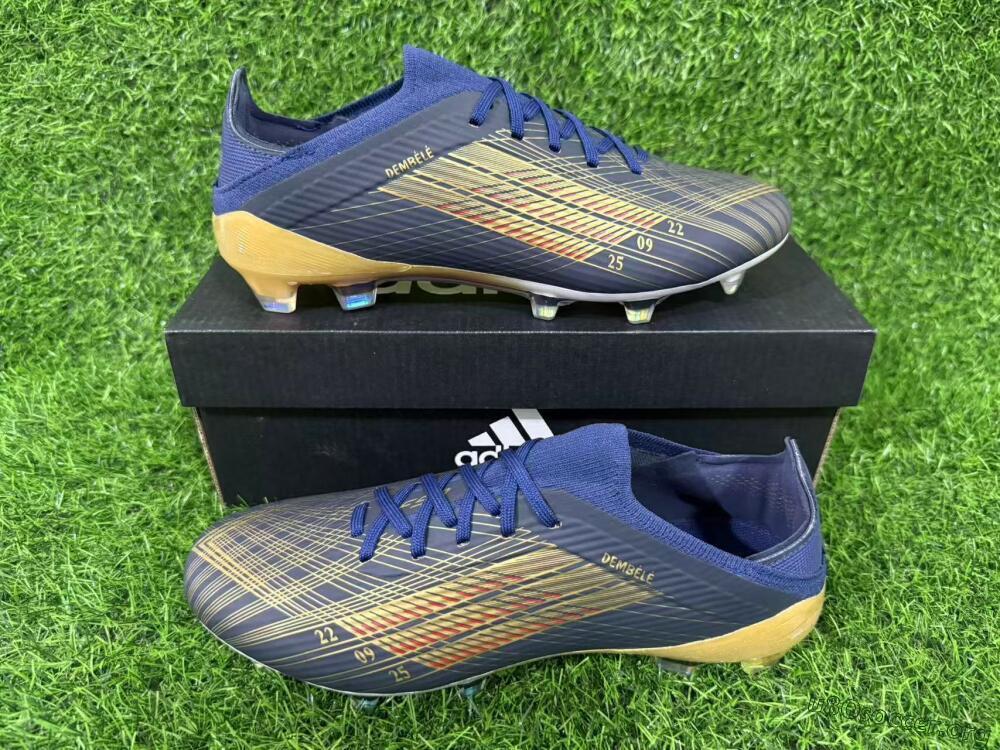 Adidas F50 Elite FG Football Boots - Navy/Gold/Black