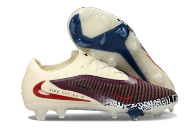 Nike Phantom 6 Elite Low FG Football Boots - Red/Crimson Glow/Chalk White