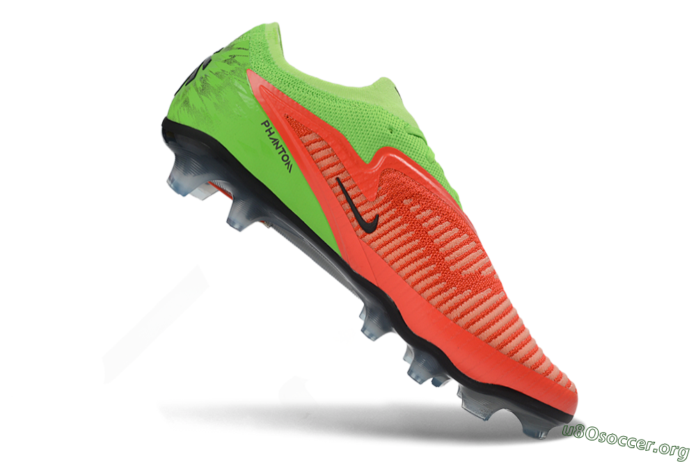 Nike Phantom 6 Elite Low FG Football Boots - Orange/Vibrant Green/Jet Black 4