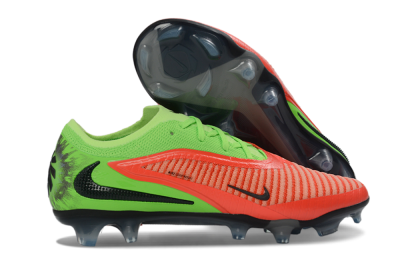 Nike Phantom 6 Elite Low FG Football Boots - Orange/Vibrant Green/Jet Black