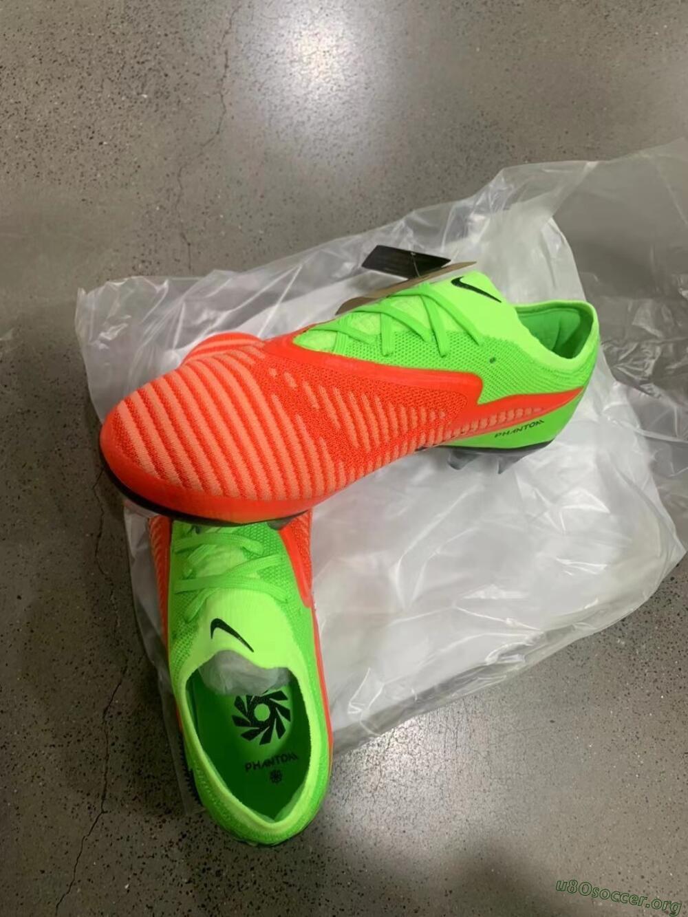 Nike Phantom 6 Elite Low FG Football Boots - Orange/Vibrant Green/Jet Black