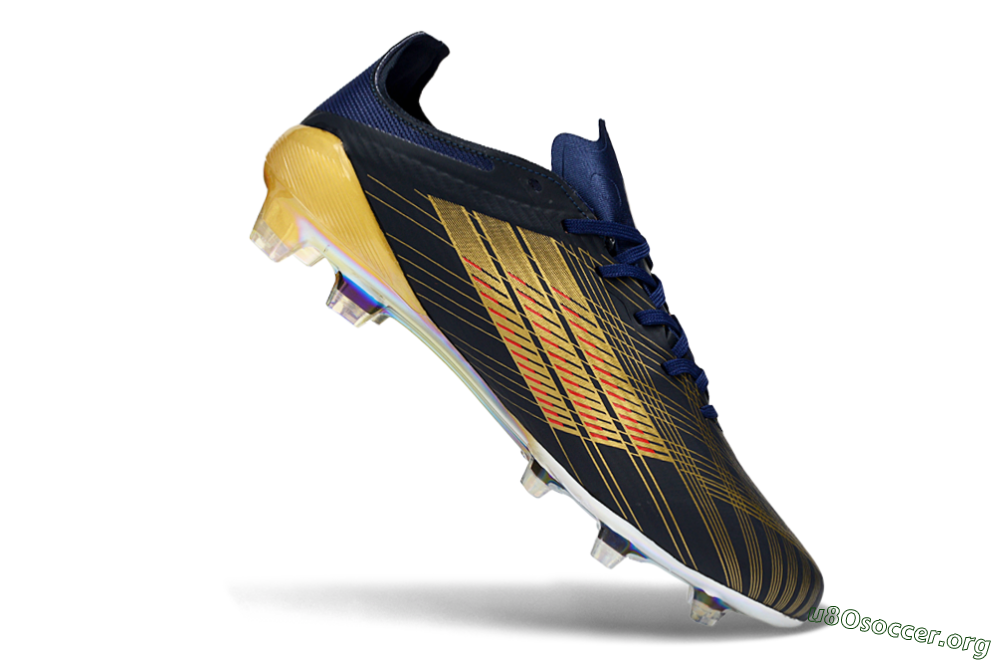 Adidas F50 Elite FG Football Boots - Navy/Metallic Gold/Rainbow Reflective 5
