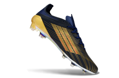 Adidas F50 Elite FG Football Boots - Navy/Metallic Gold/Rainbow Reflective