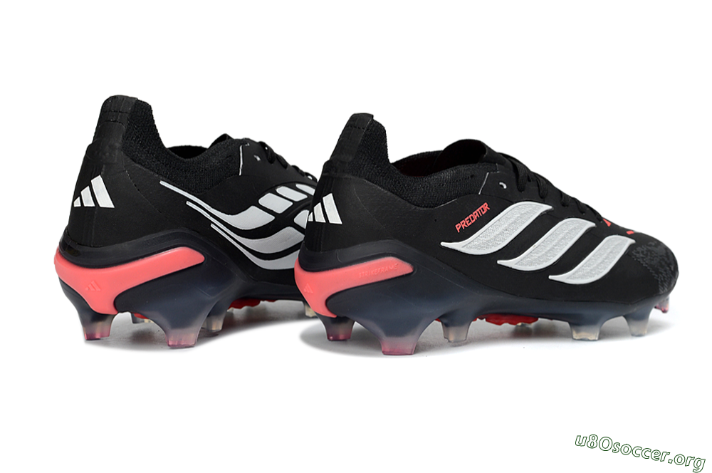 Adidas Predator 26 Elite FG Football Boots - Black/Electric Red/White 7
