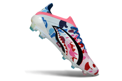 Adidas F50 Elite FG Football Boots - Pink/Sky Blue/Crimson Red