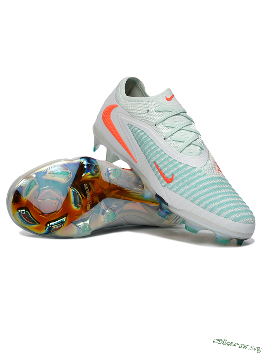 Nike Phantom 6 Elite Low FG Football Boots - Mint/Coral Burst/Sky Blue 0