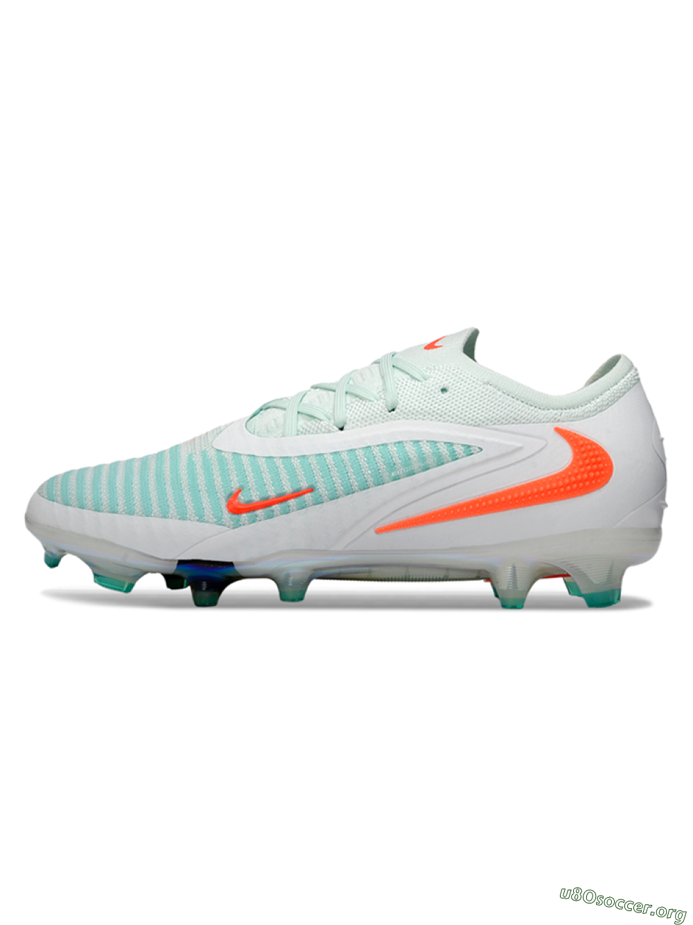Nike Phantom 6 Elite Low FG Football Boots - Mint/Coral Burst/Sky Blue 3