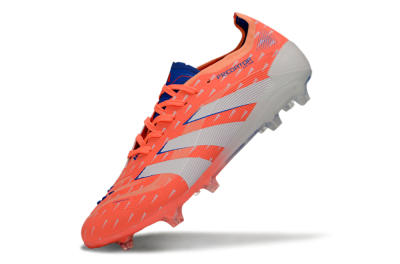 Adidas Predator 26 Elite FG Football Boots - Coral/Royal Blue/White