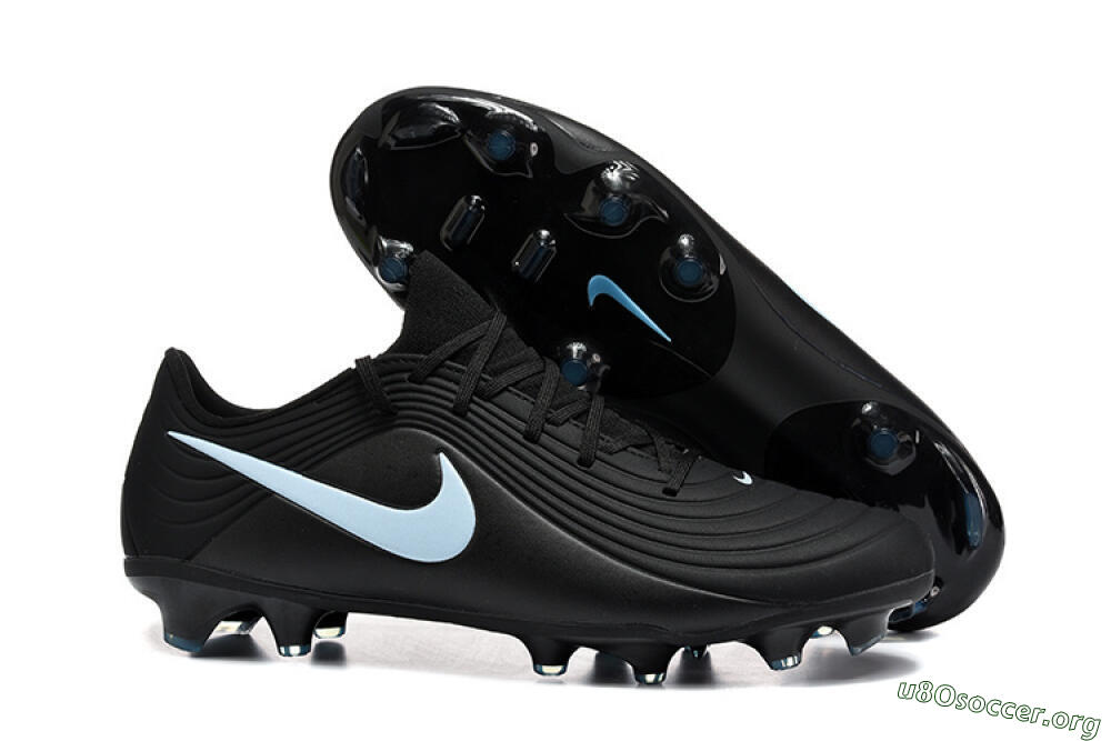 Nike Tiempo Legend 11 Elite FG Football Boots - Black/Sky Blue/Charcoal Grey 2